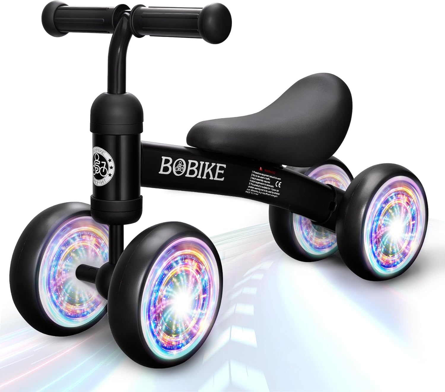 Baby Balance Bike Toys for 12-36 Months Kids Toy Boy and Girls Gifts Toddler Best First Birthday Gift Children Walker No Pedal Infant 4 Wheels Bicycle