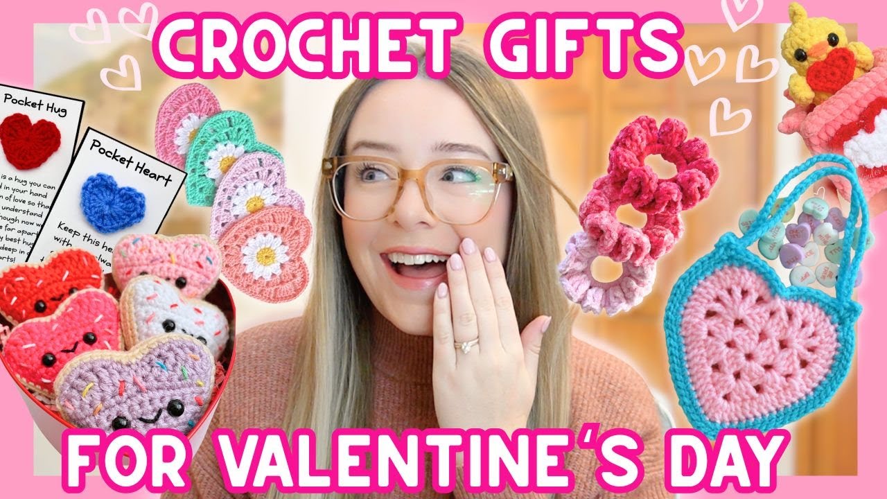 10+ Crochet GIFT IDEAS For Valentine’s Day! 💘