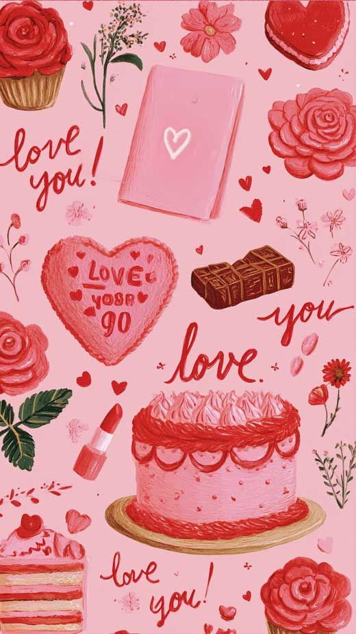 45+ Heart & Valentine’s Day Aesthetic Wallpapers for a Romantic iPhone Background – The Mood Guide