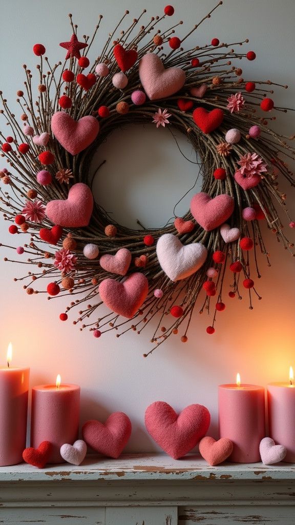 30 Heartfelt Valentine’s Day Mantel Styling Tips