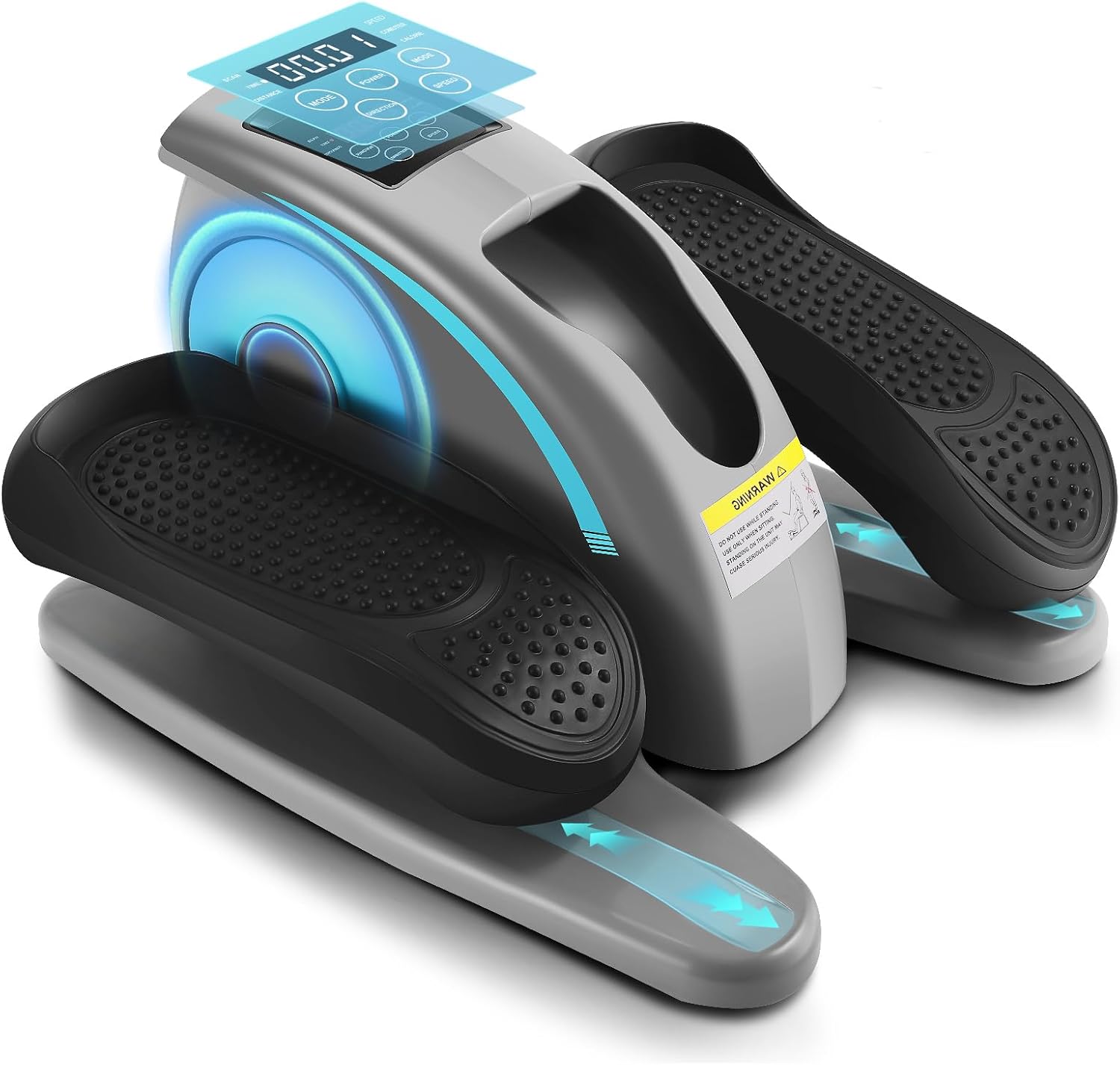 ANCHEER Under Desk Elliptical Machine, Electric Seated Pedal Exerciser, Mini Elliptical Machines for Seniors, LCD Display Monitor, Portable Quiet Elliptical Machine, Leg Exerciser for Home