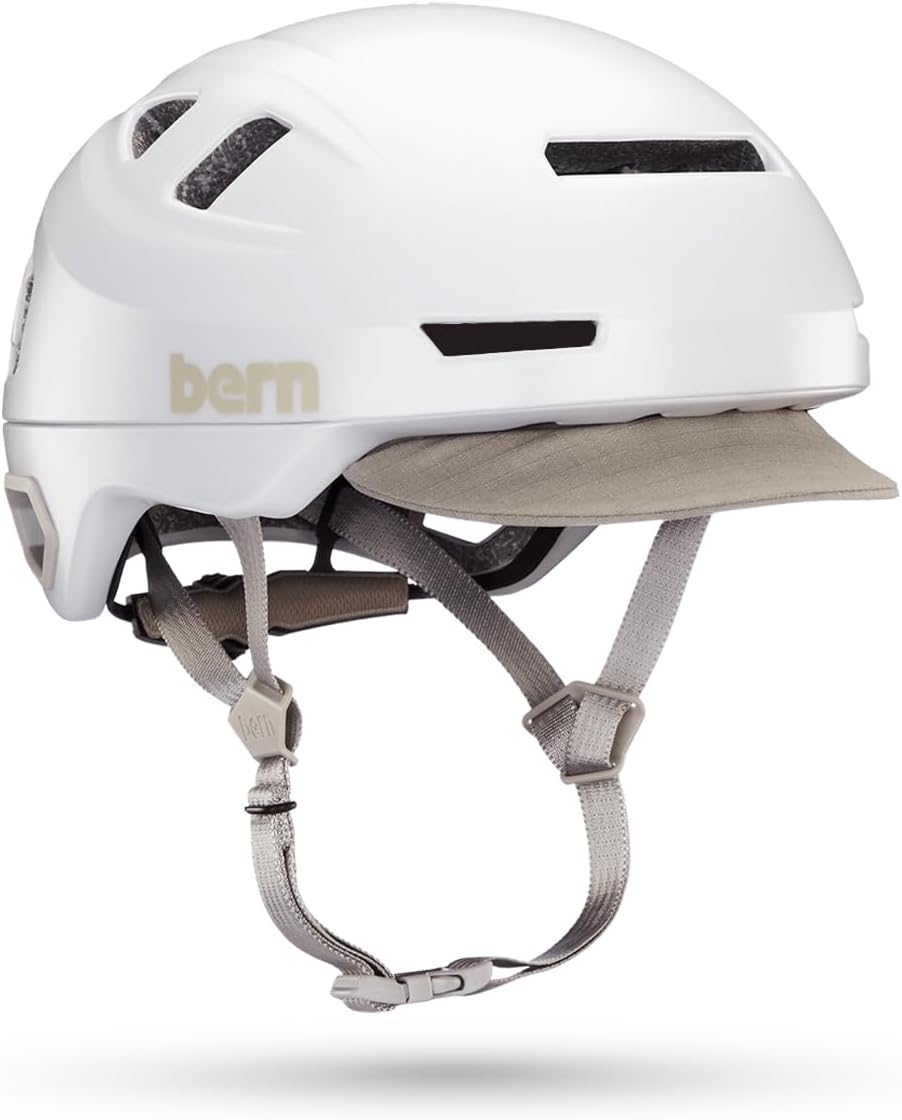 Bern Hudson MIPS Adult Bike Helmet with Rotational Impact Safety, up to 27 MPH│Adjustable│Safety Light Included│For Bikes, E Scooters, E Bikes +│Fully Certified