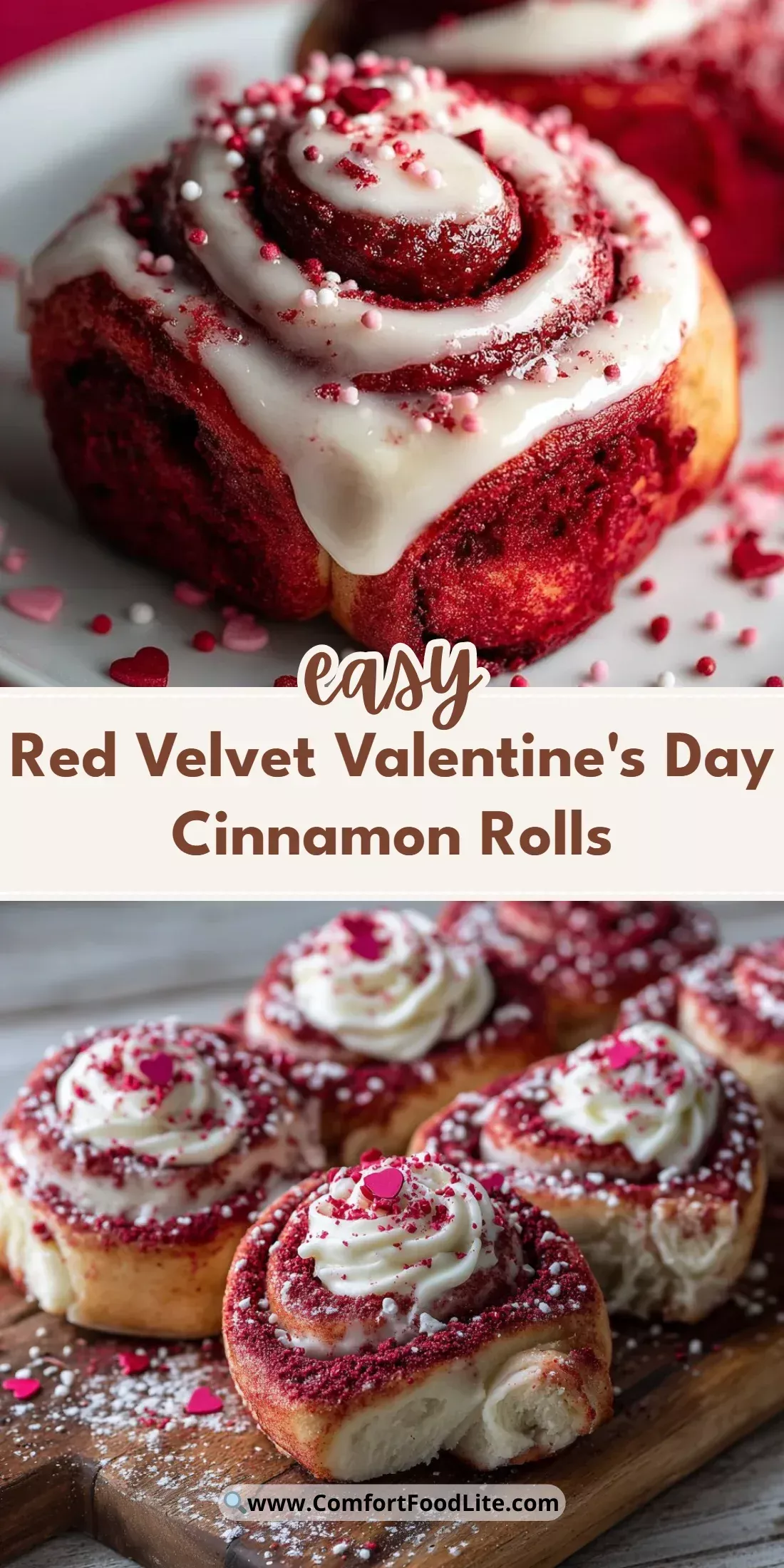 Delicious Red Velvet Valentine’s Day Cinnamon Rolls Recipe for a Sweet Breakfast