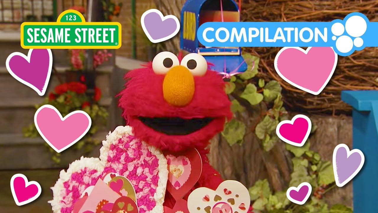 Happy Valentine’s Day from Elmo & Friends! | 1 HOUR Sesame Street Compilation