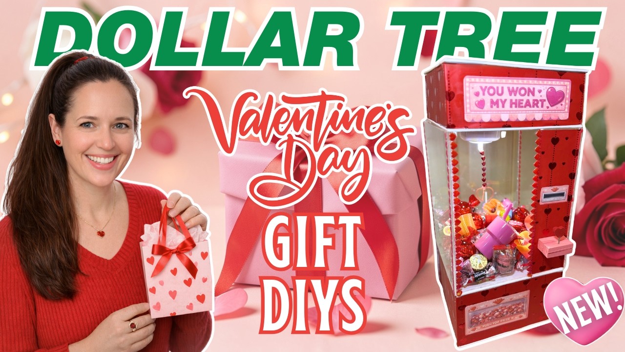 I Made 10 Dollar Tree Valentine’s Day Gifts… These Are SO GOOD 💘