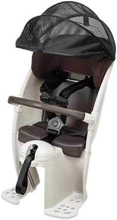 Panasonic NCD523S Electric Bicycle Child Seat, Chrome Rear Seat (Light Gray)