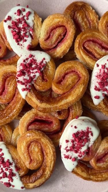 Raspberry Palmiers