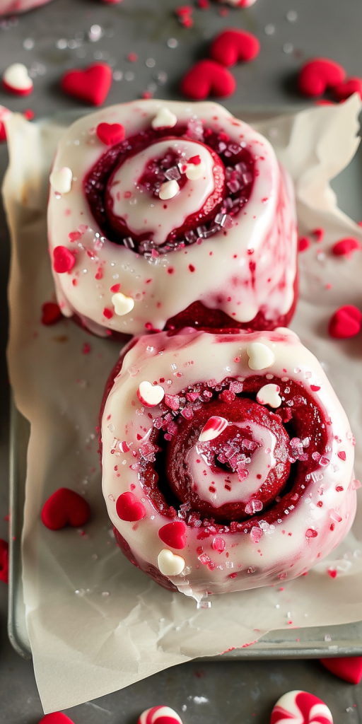 Red Velvet Valentine’s Day Cinnamon Rolls [145 Minutes] – Chasety