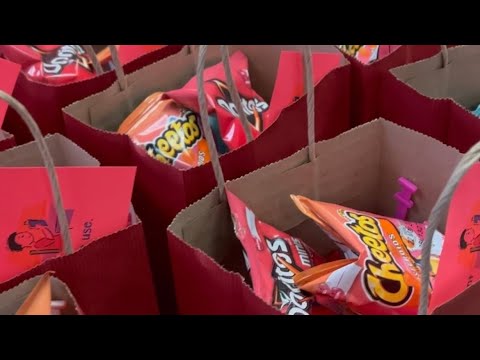 Valentine’s Day Treat Bags pam_a_cake #shorts