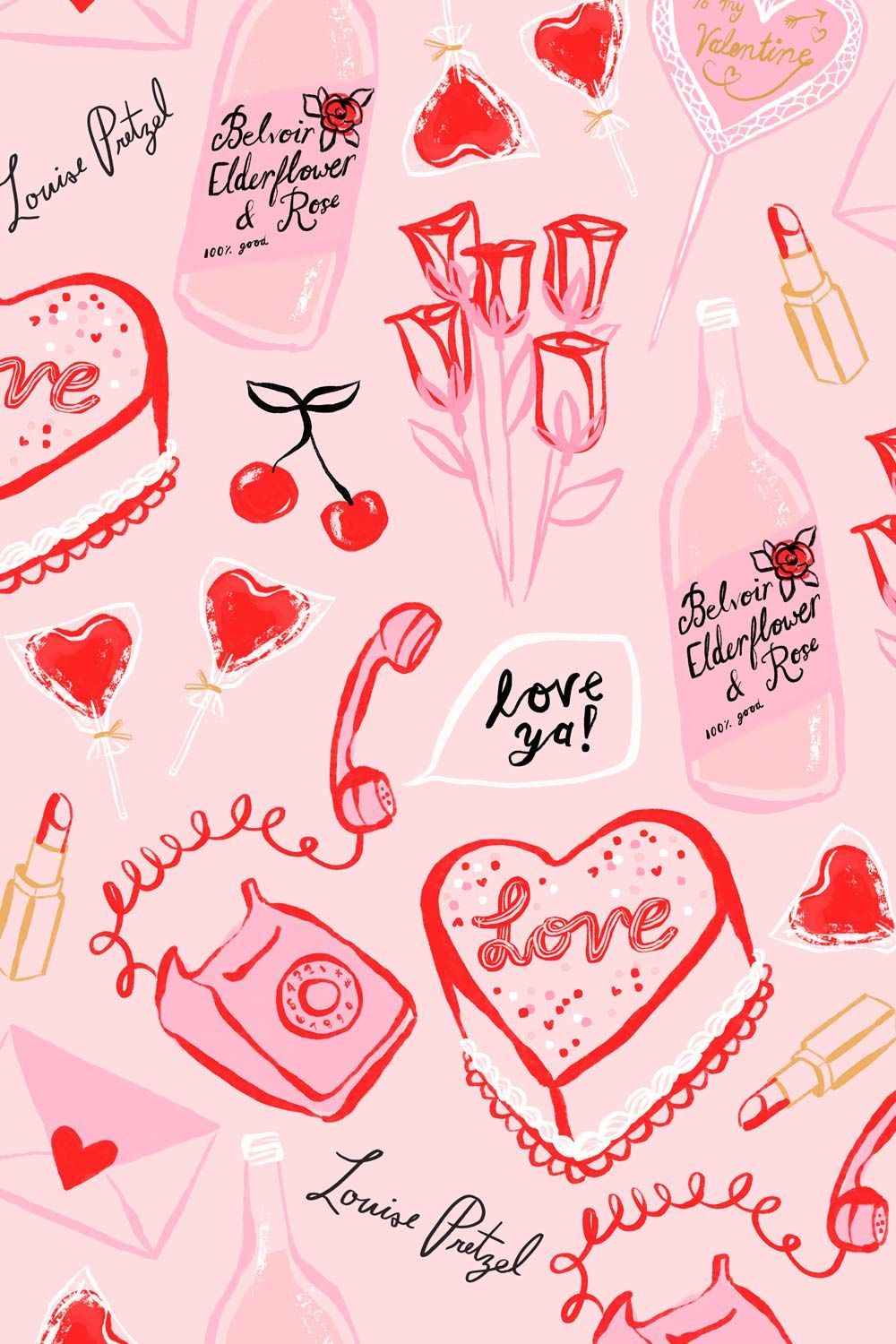 valentine’s day pattern